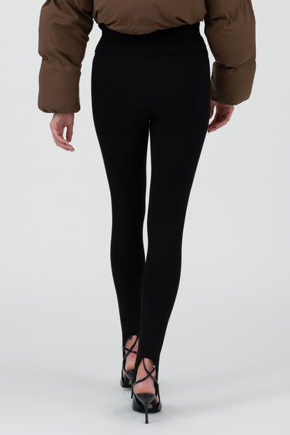 high waist skinny stirrup pants