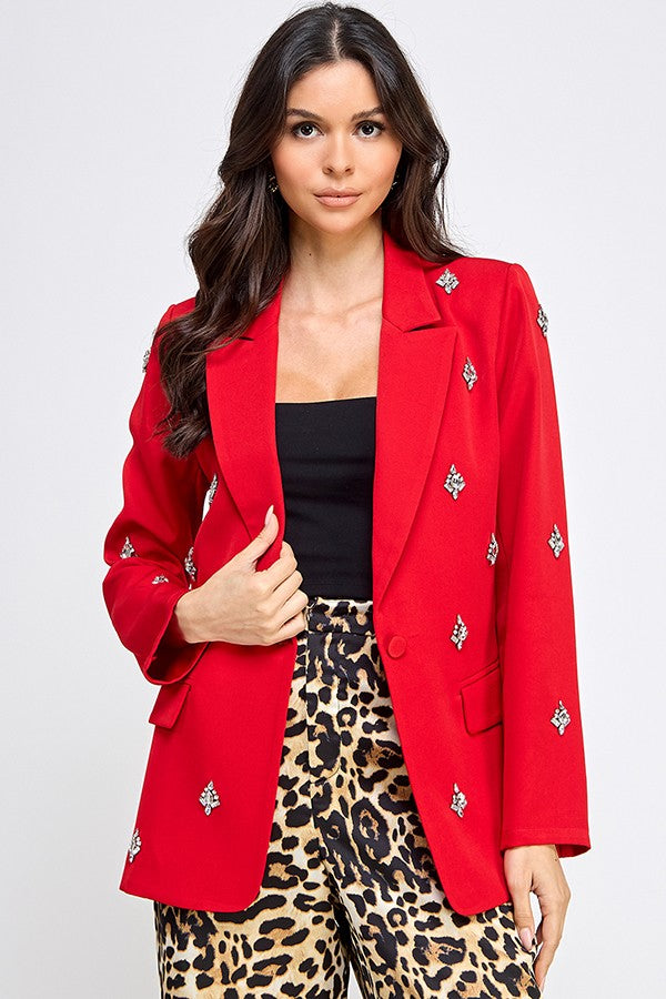 jeweled blazer