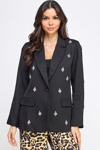 jeweled blazer