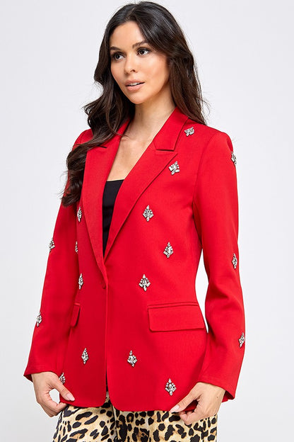 jeweled blazer