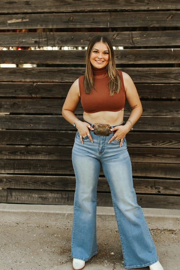 High Waist Wide Leg Jeans