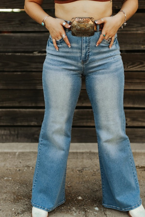 High Waist Wide Leg Jeans