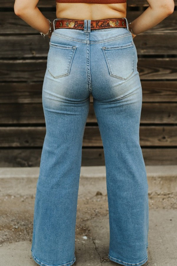 High Waist Wide Leg Jeans