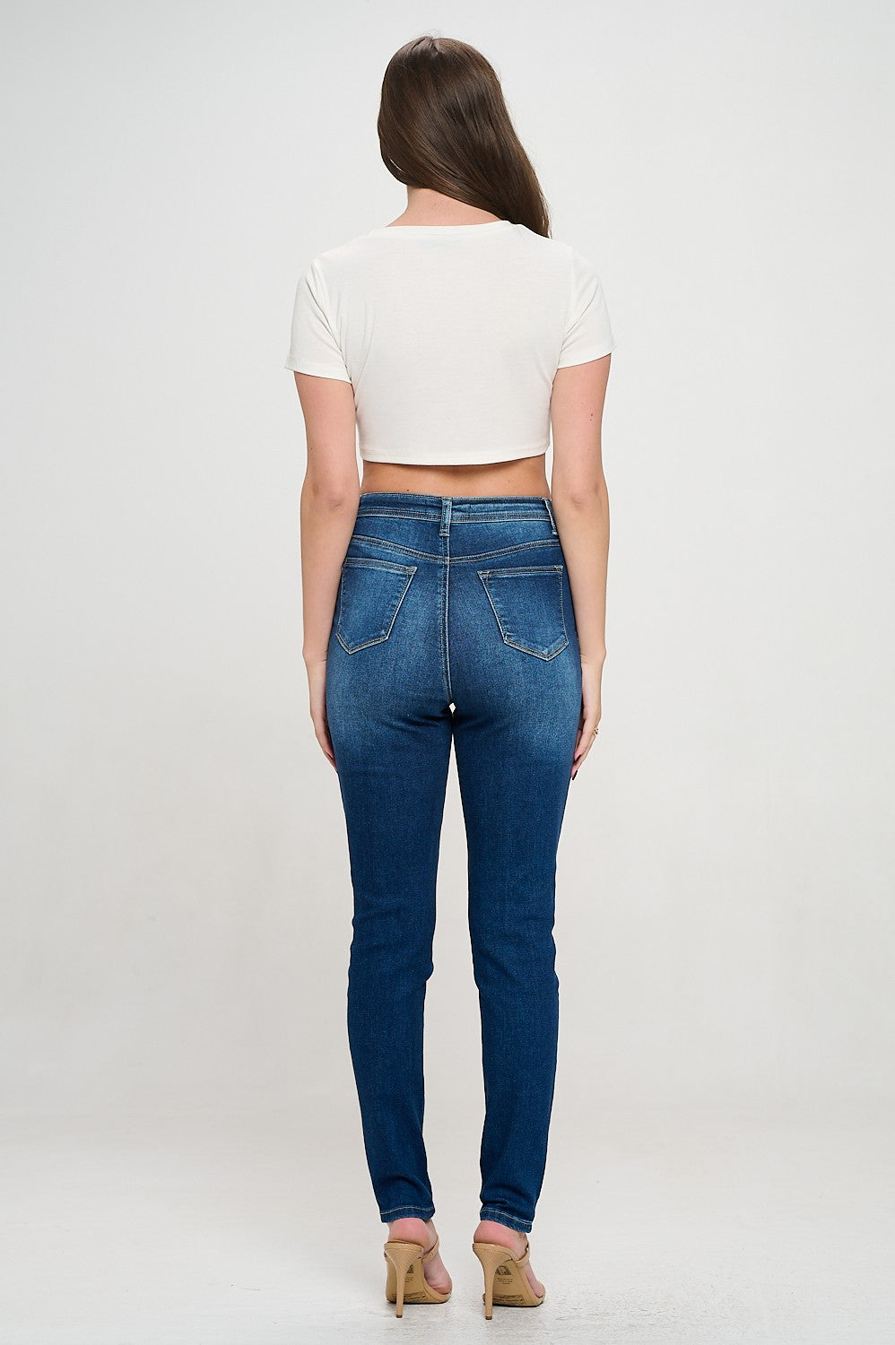 Premium Stretch High Waisted Skinny Jeans