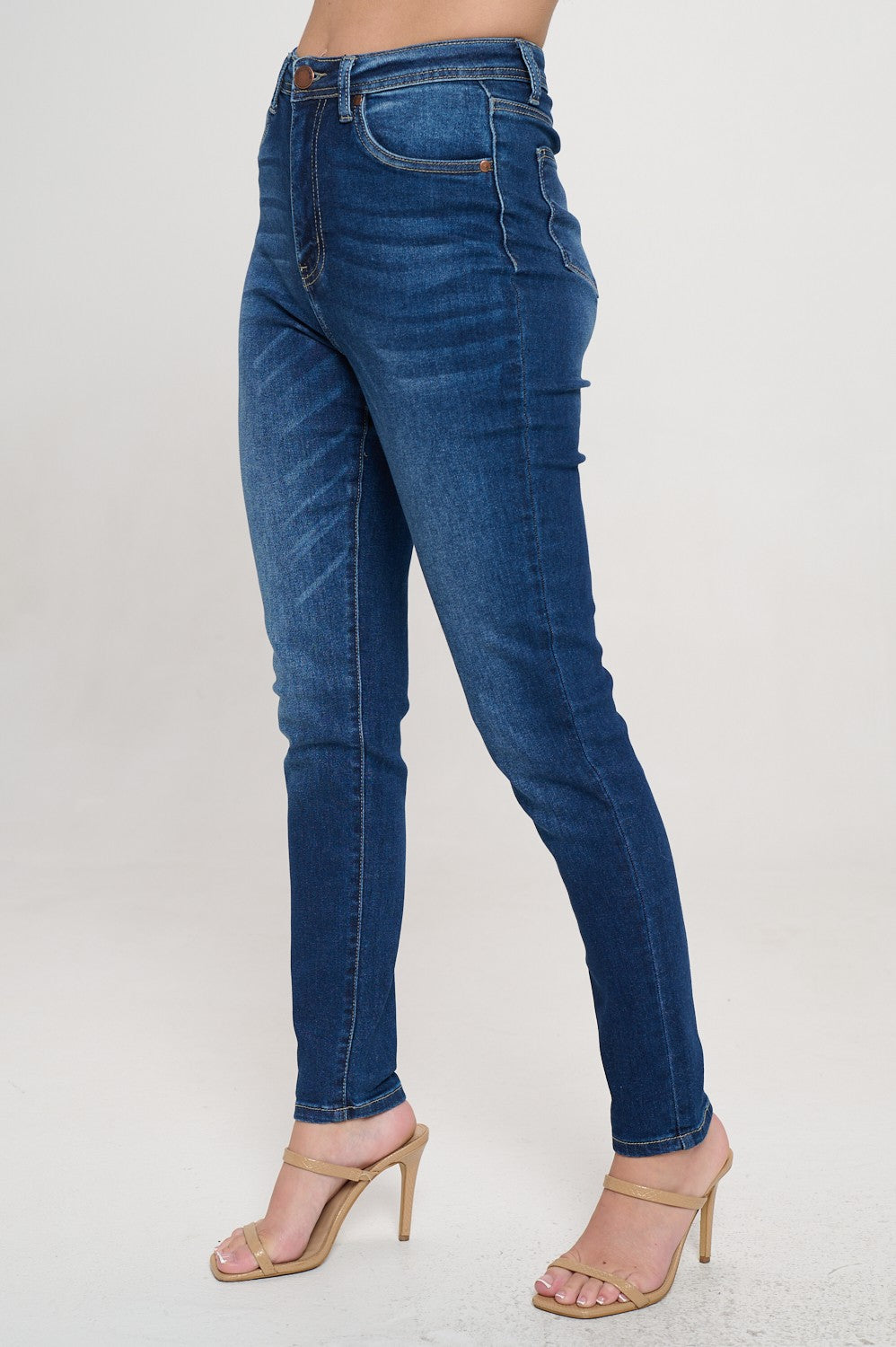 Premium Stretch High Waisted Skinny Jeans