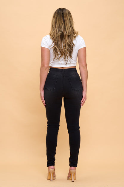 Premium Stretch High Waisted Skinny Jeans