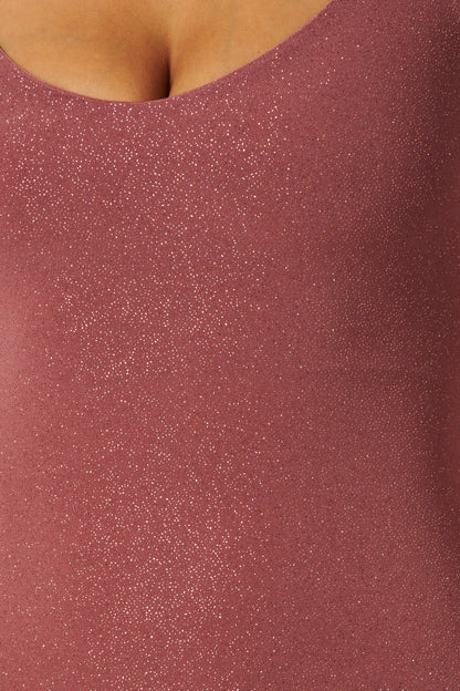 Starla Glitter Cross Back Midi Dress