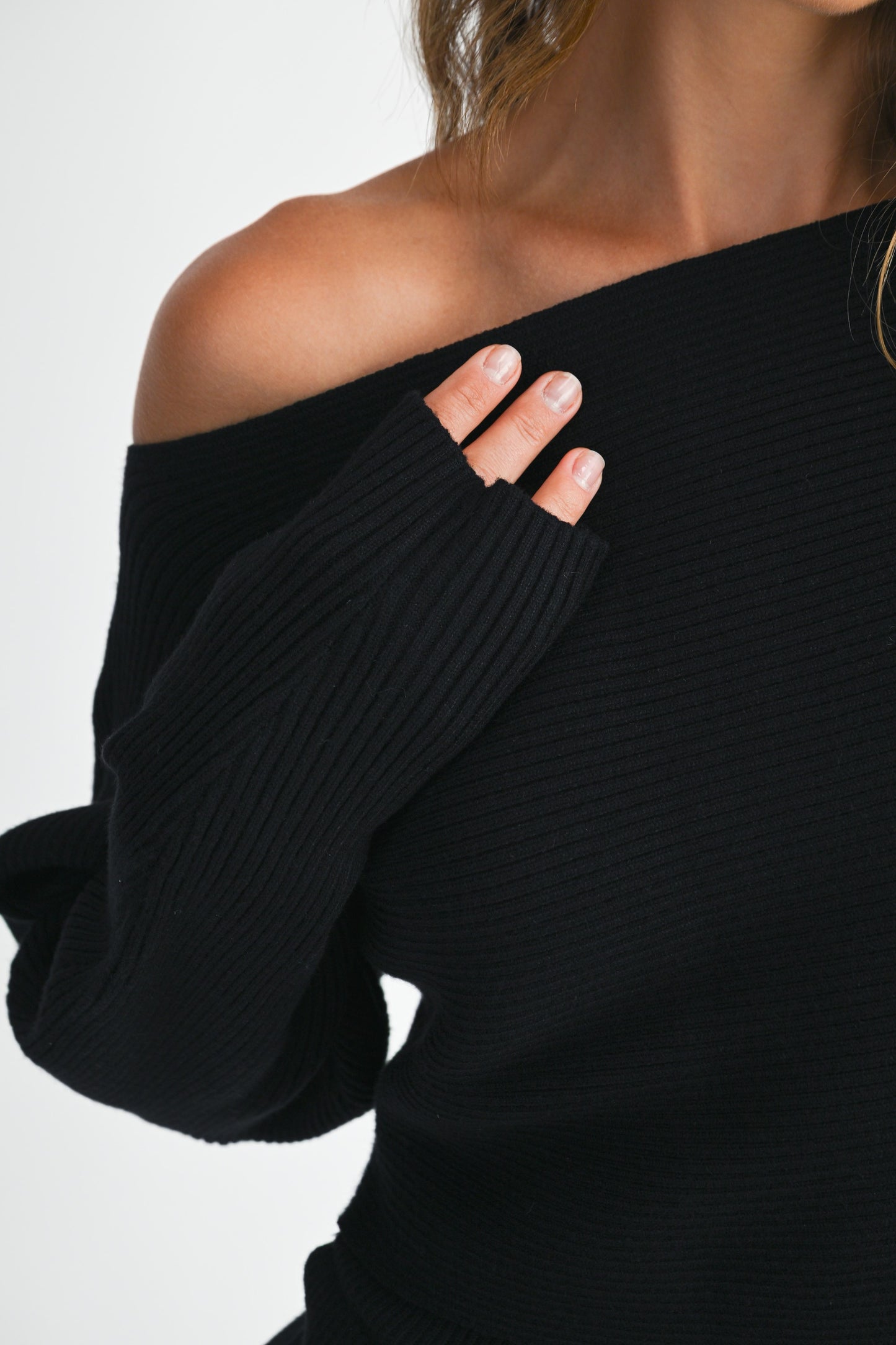 2pc set- Crop Knit Top & Midi Skirt