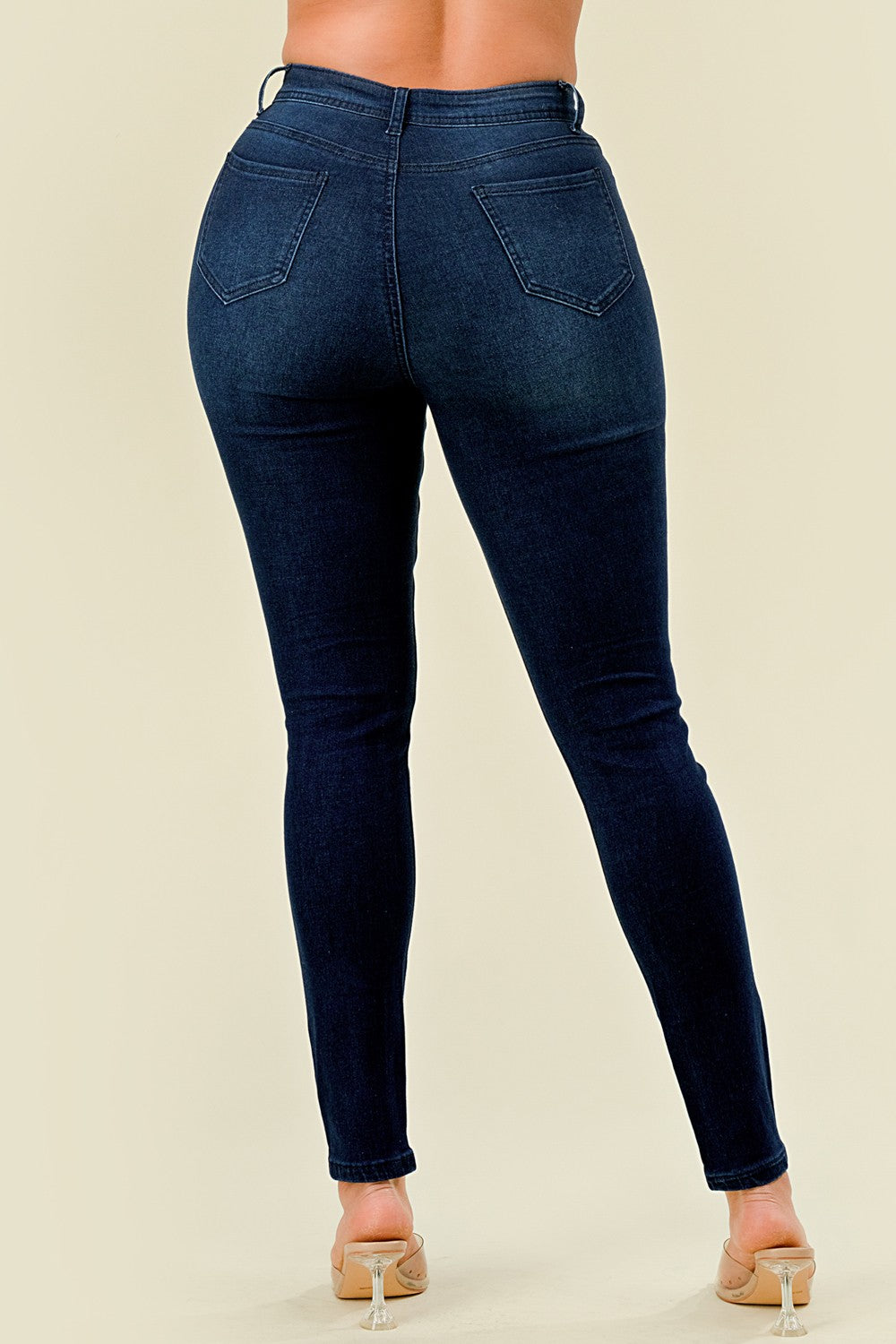 BO-300 Stretch High Waisted Skinny Jeans