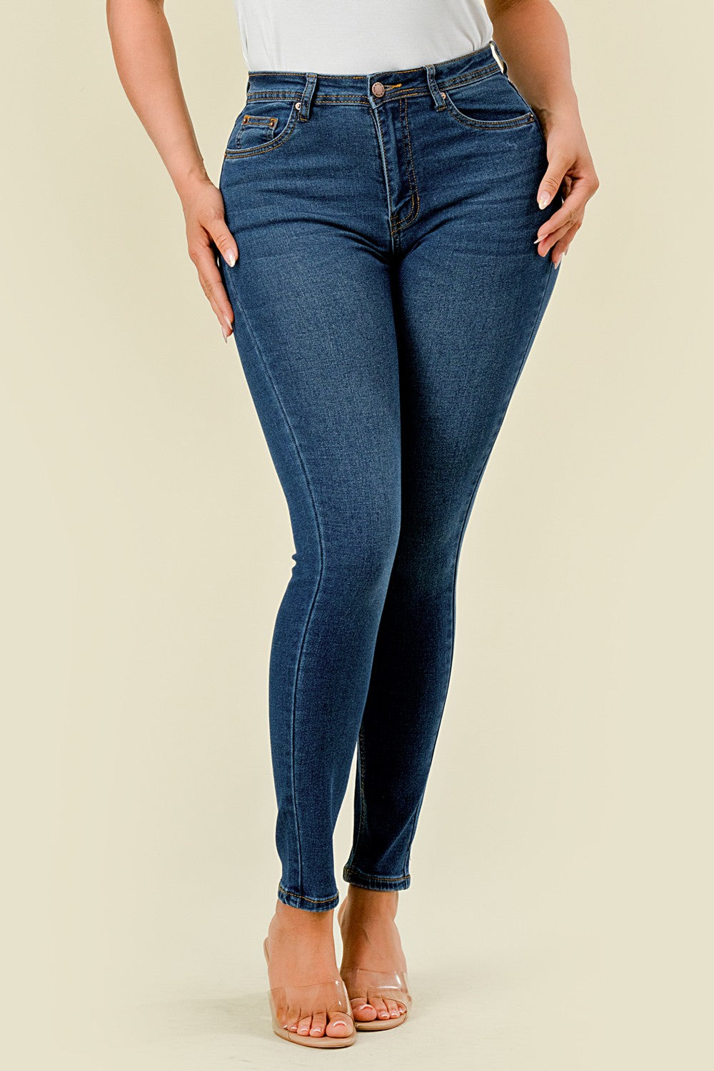 BO-300 Stretch High Waisted Skinny Jeans