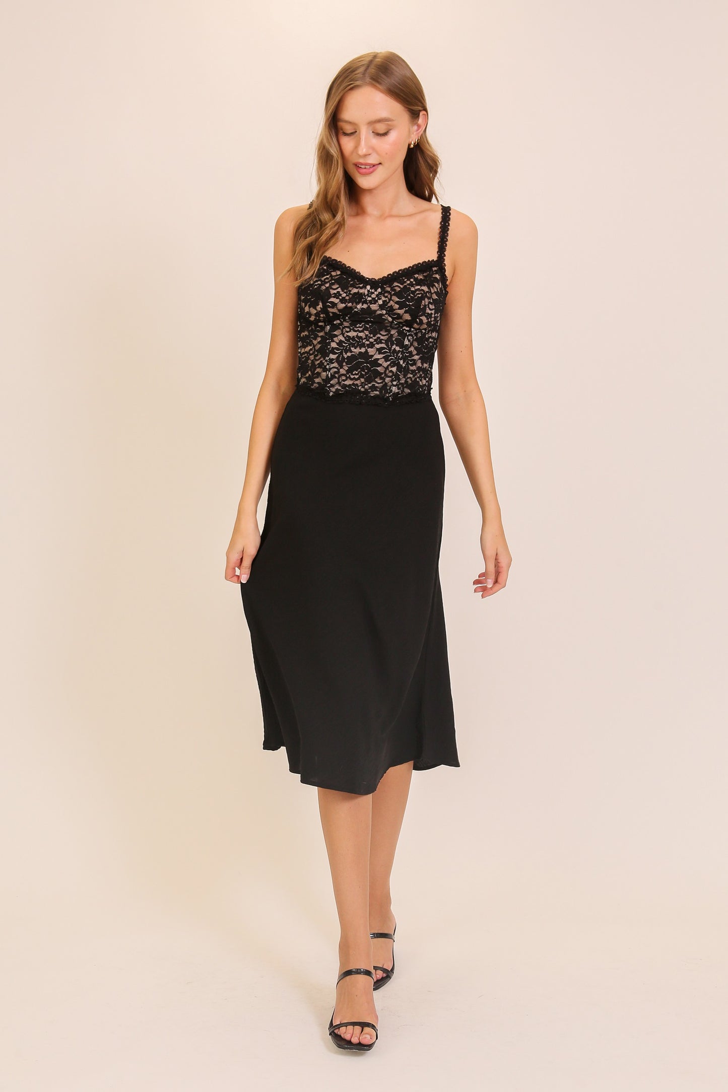 sweetheart lace cami top