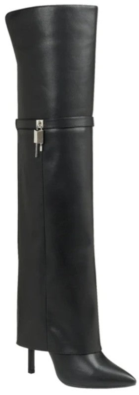 over the knee fold over stiletto boot