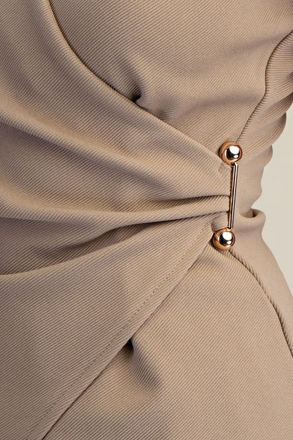 sleeveless surplice v neck top