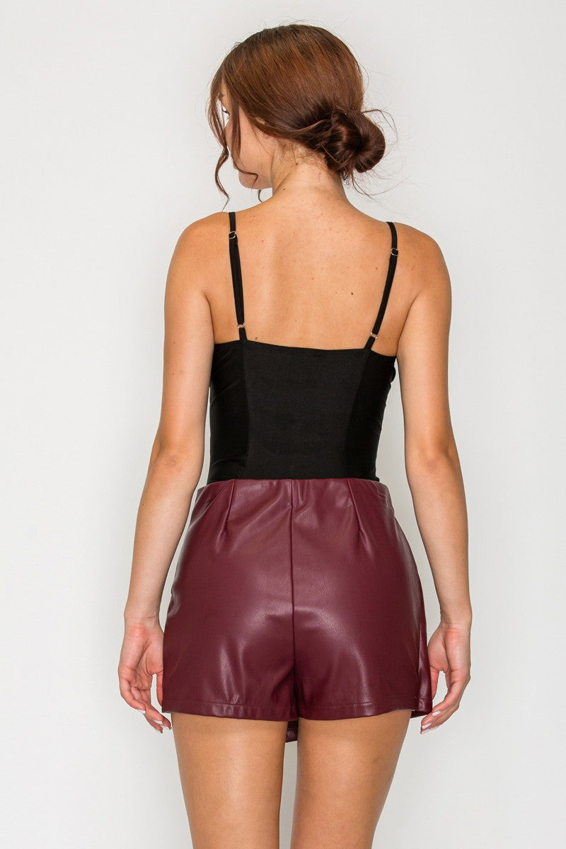 Ruched Bust Sweetheart Bodysuit