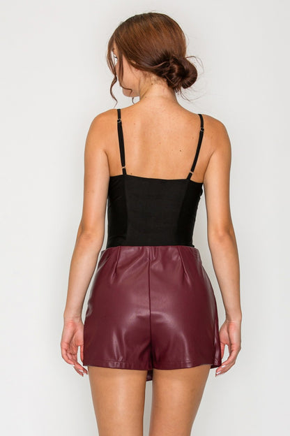 Ruched Bust Sweetheart Bodysuit