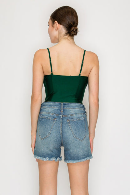 Ruched Bust Sweetheart Bodysuit