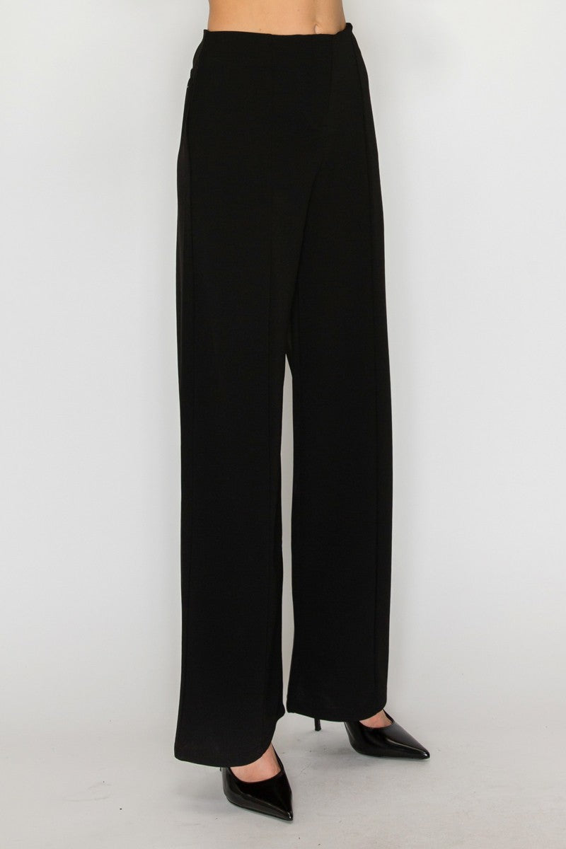 high waist wide leg pants