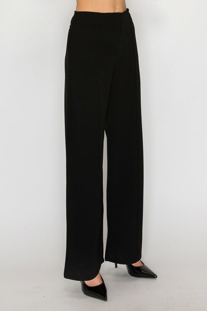 high waist wide leg pants