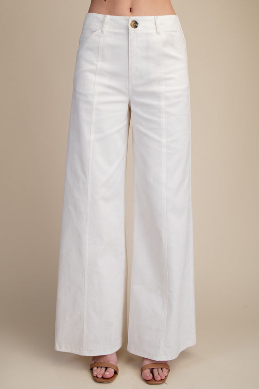 High Rise Wide Leg Pants