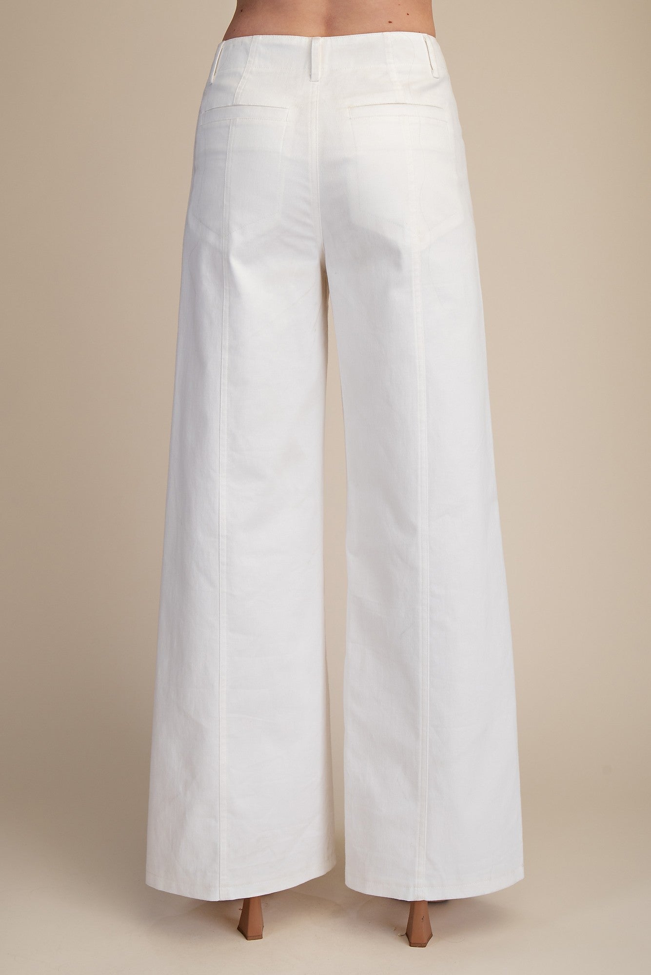 High Rise Wide Leg Pants