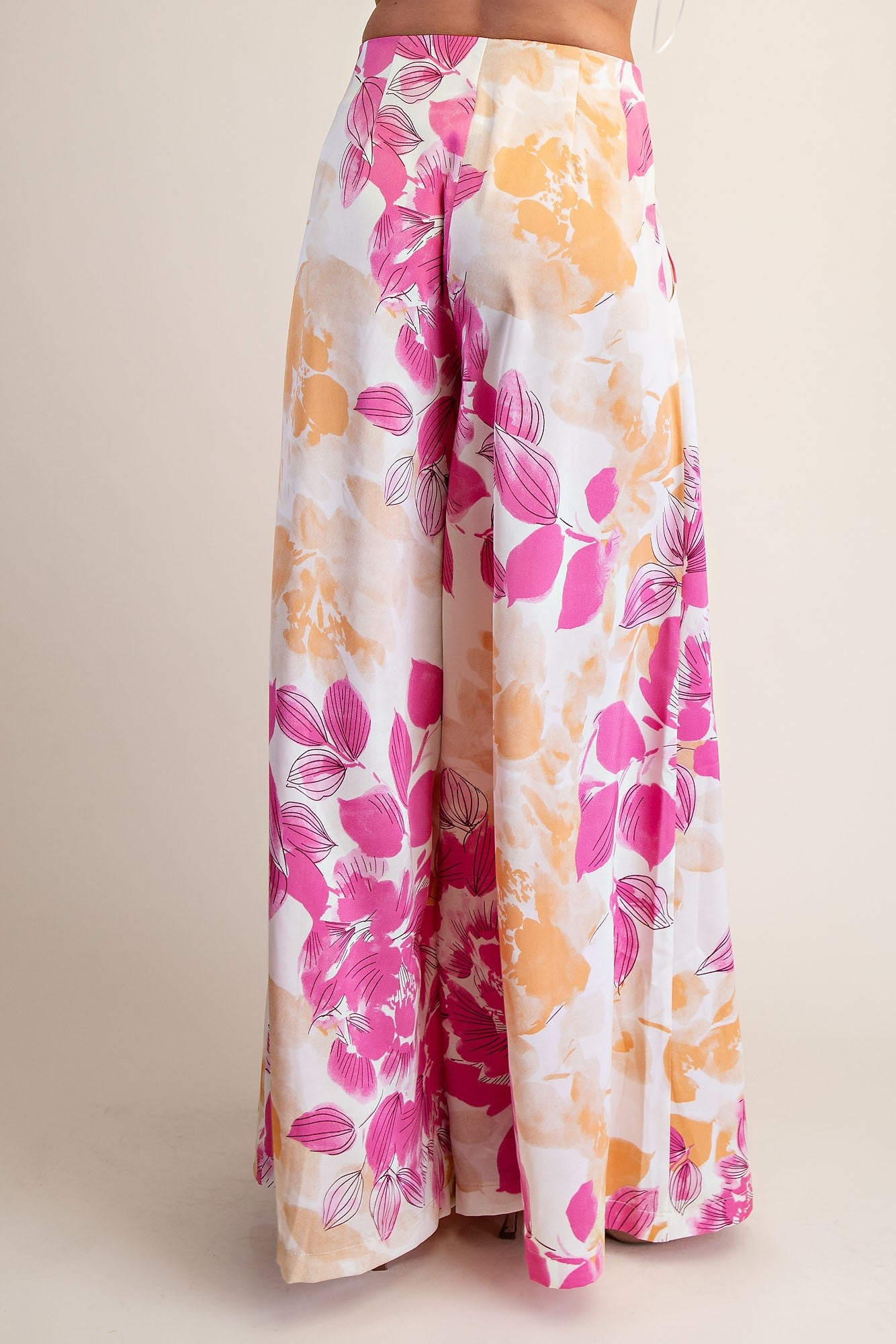 Floral A-line Palazzo Pants