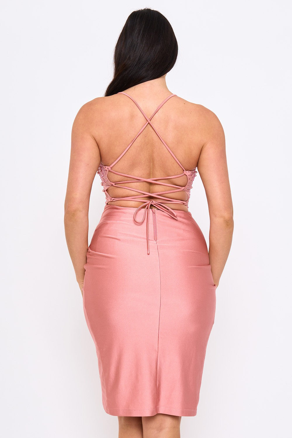 Pearl And Rhinestone Bead Dress