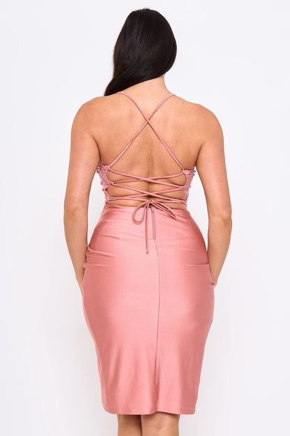 Pearl And Rhinestone Bead Dress