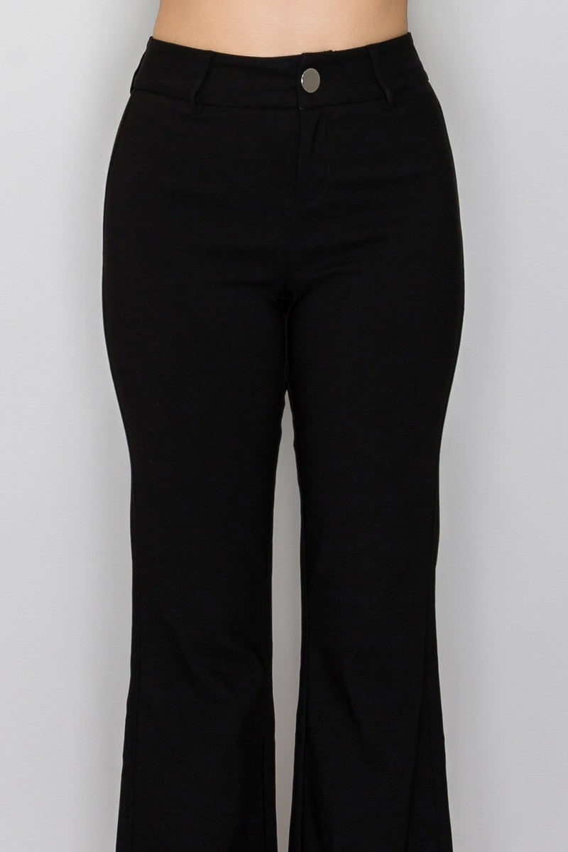 Stretch Flared Pants
