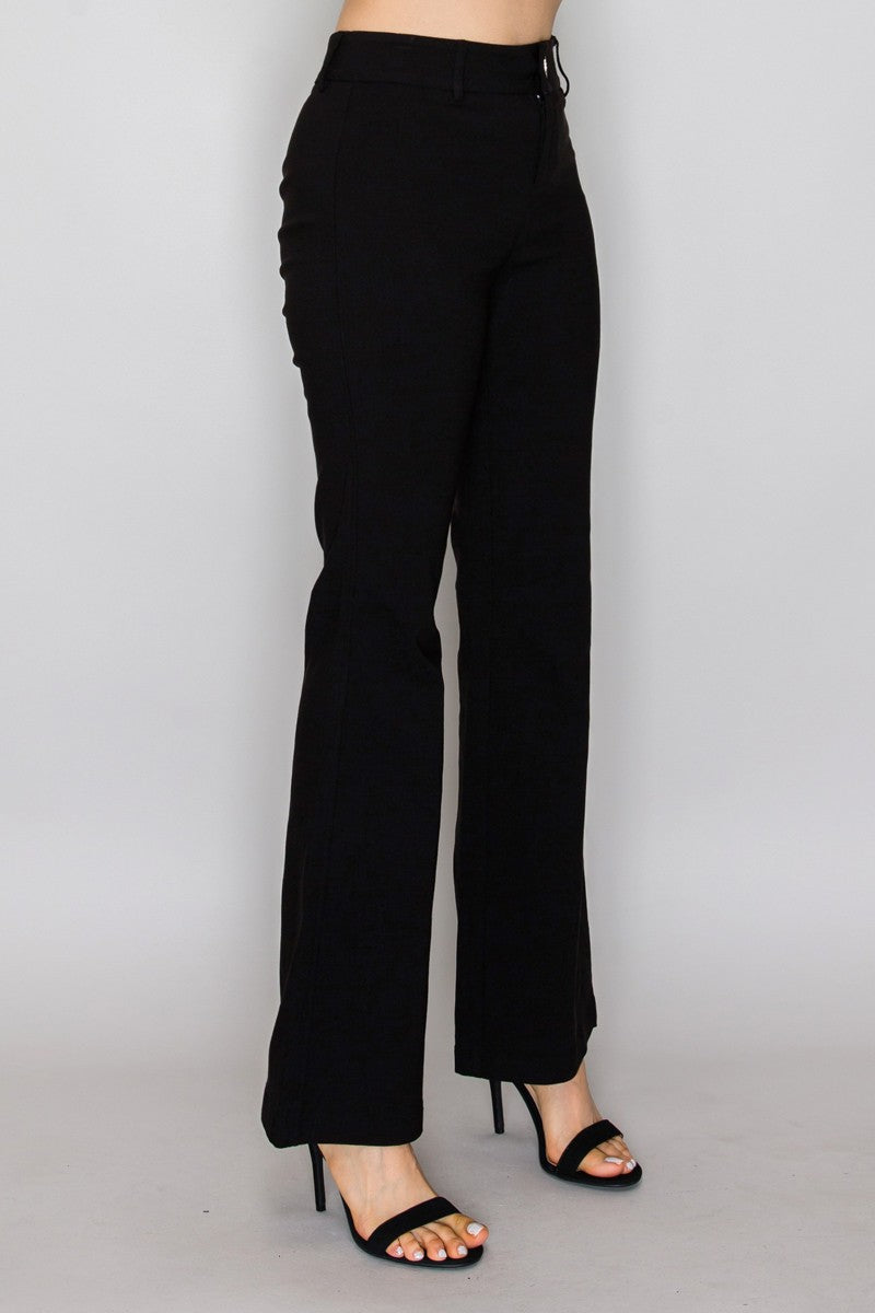 Stretch Flared Pants