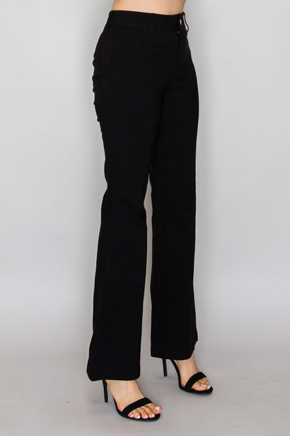 Stretch Flared Pants