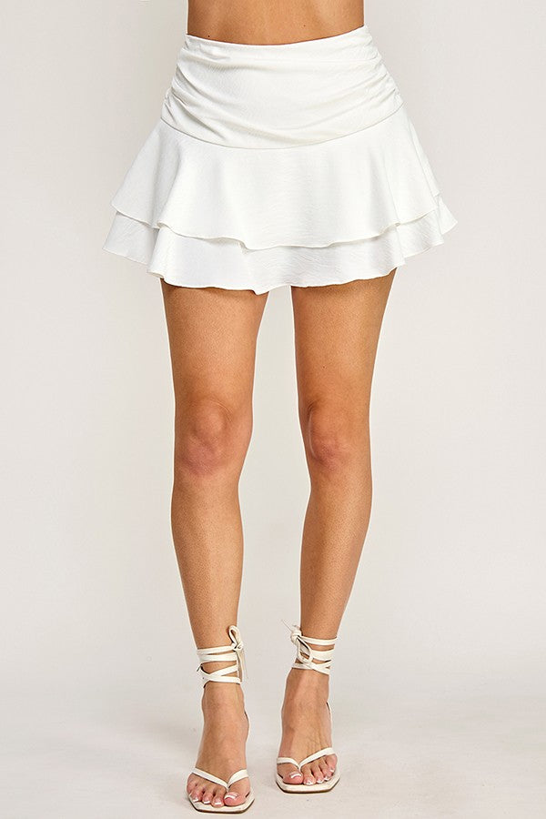 Ruffle Mini Skort