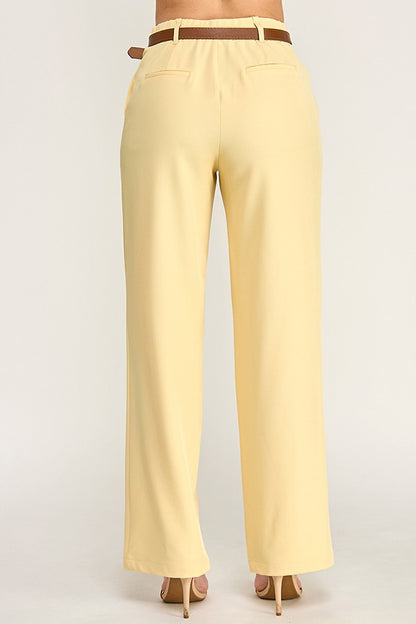 belted pants