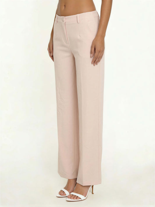 High Waist Twill Pants