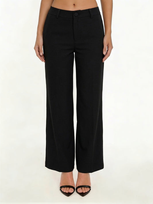 High Waist Twill Pants