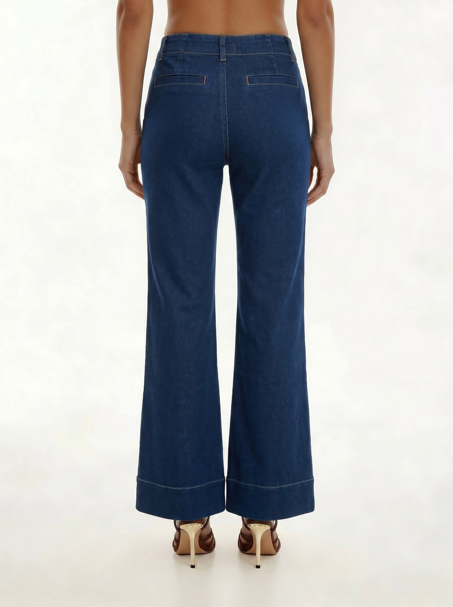 Trouser Flare Leg Jeans