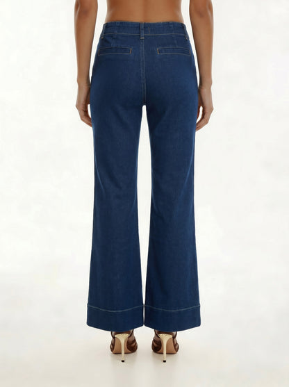 Trouser Flare Leg Jeans