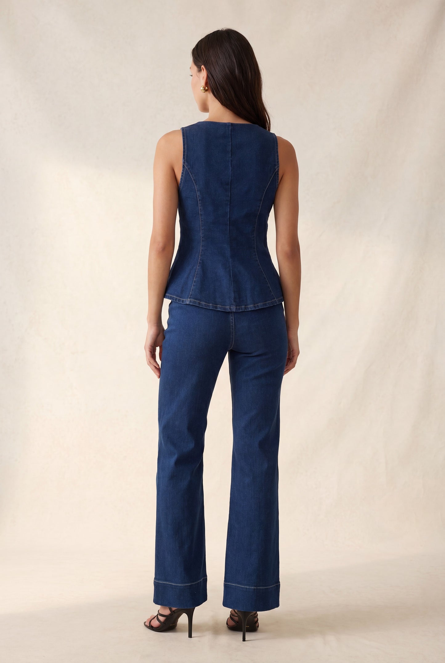 Trouser Flare Leg Jeans