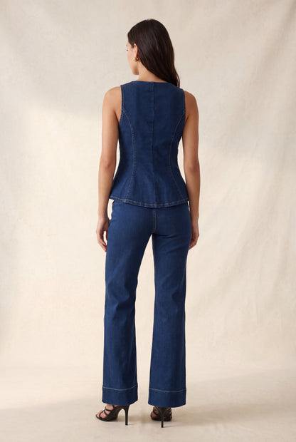 Trouser Flare Leg Jeans