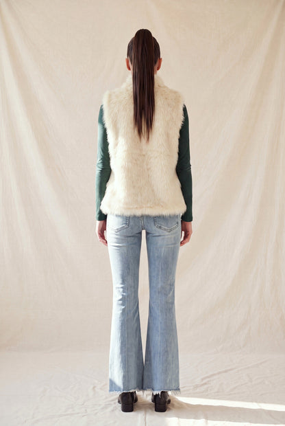 faux fur vest