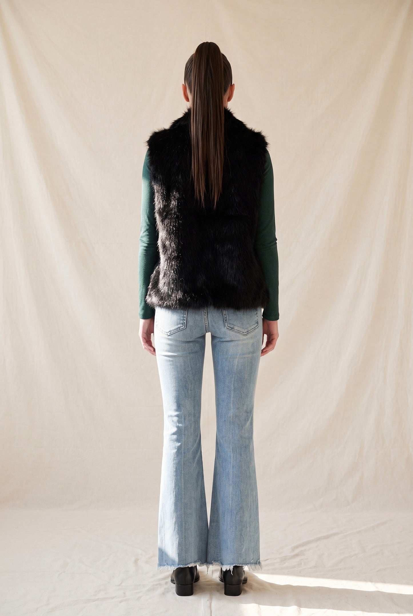 faux fur vest
