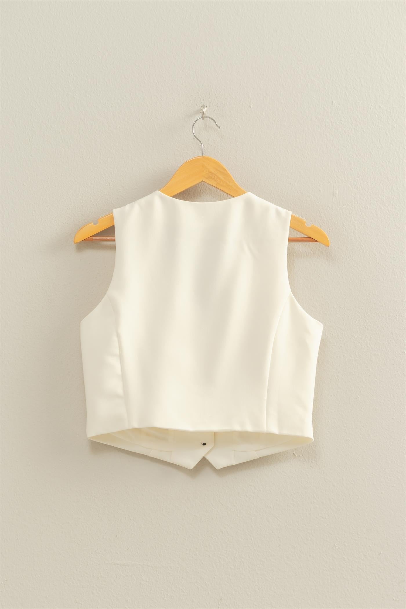 Tailored Button-down Vest