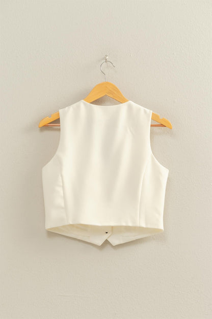 Tailored Button-down Vest