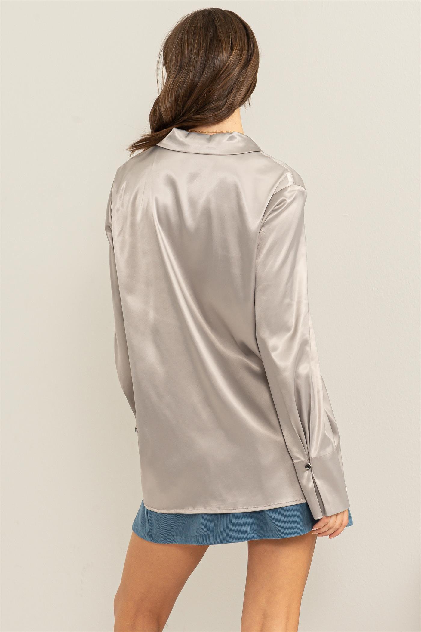 satin double breasted blazer - RK Collections Boutique