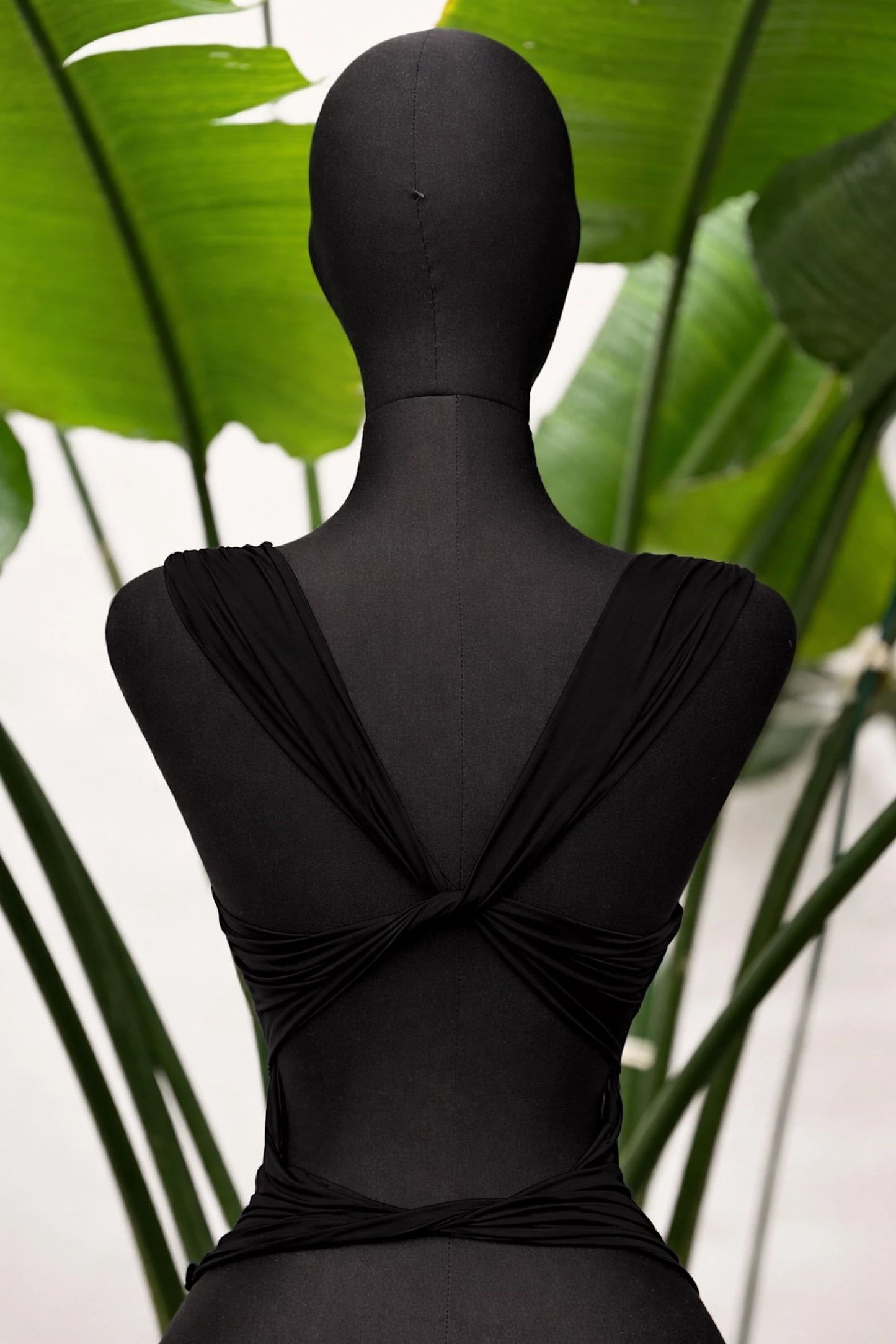 x back cowl neck slinky top