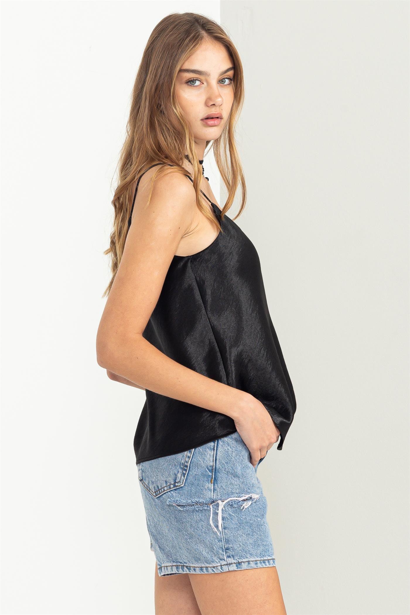 satin v neck camisole - RK Collections Boutique