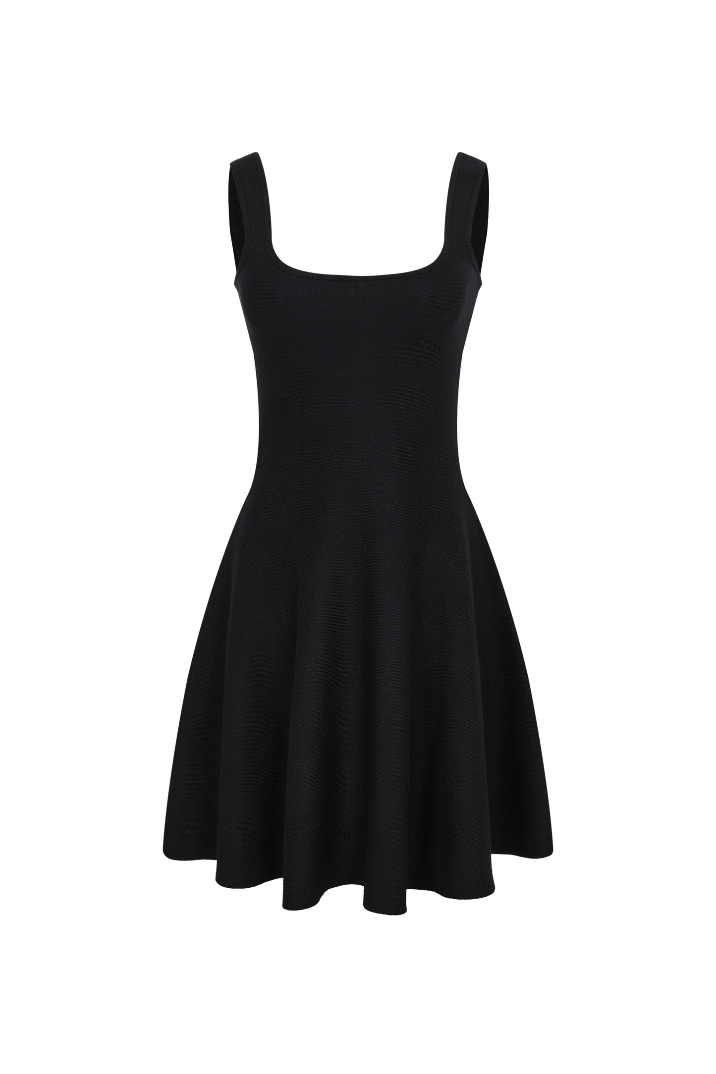 knit sleeveless fit & flare dress