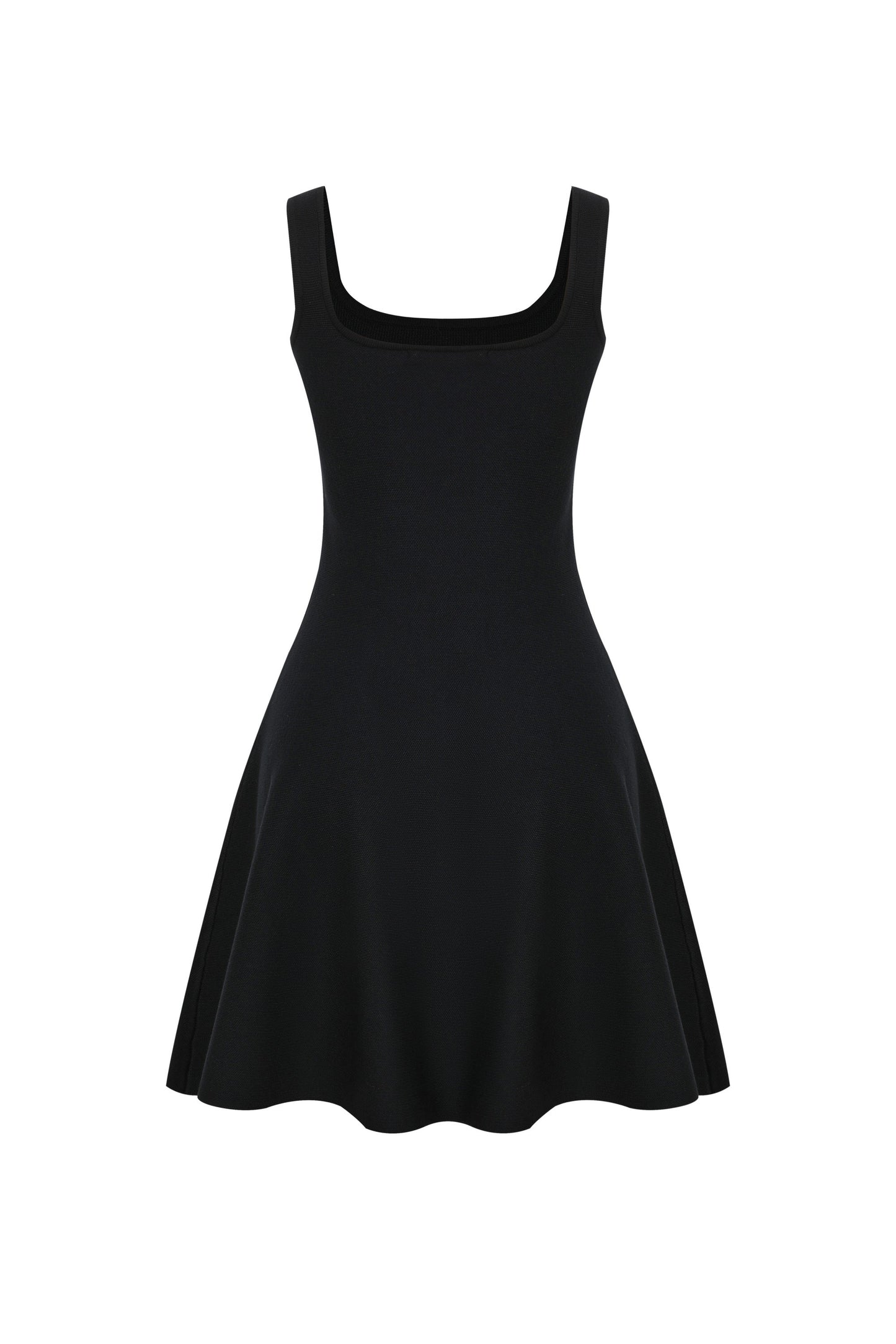 knit sleeveless fit & flare dress