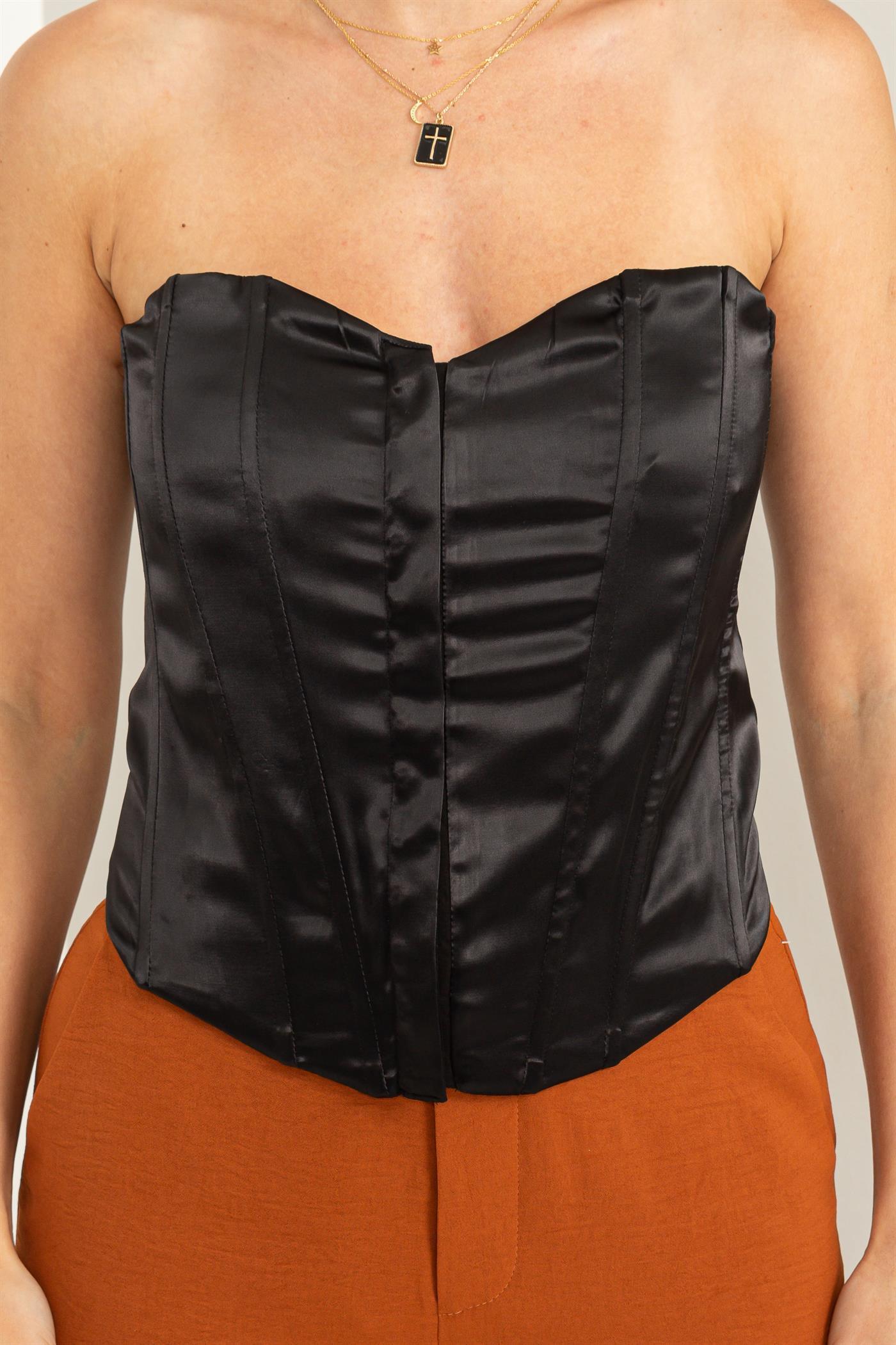 strapless corset bustier top - RK Collections Boutique