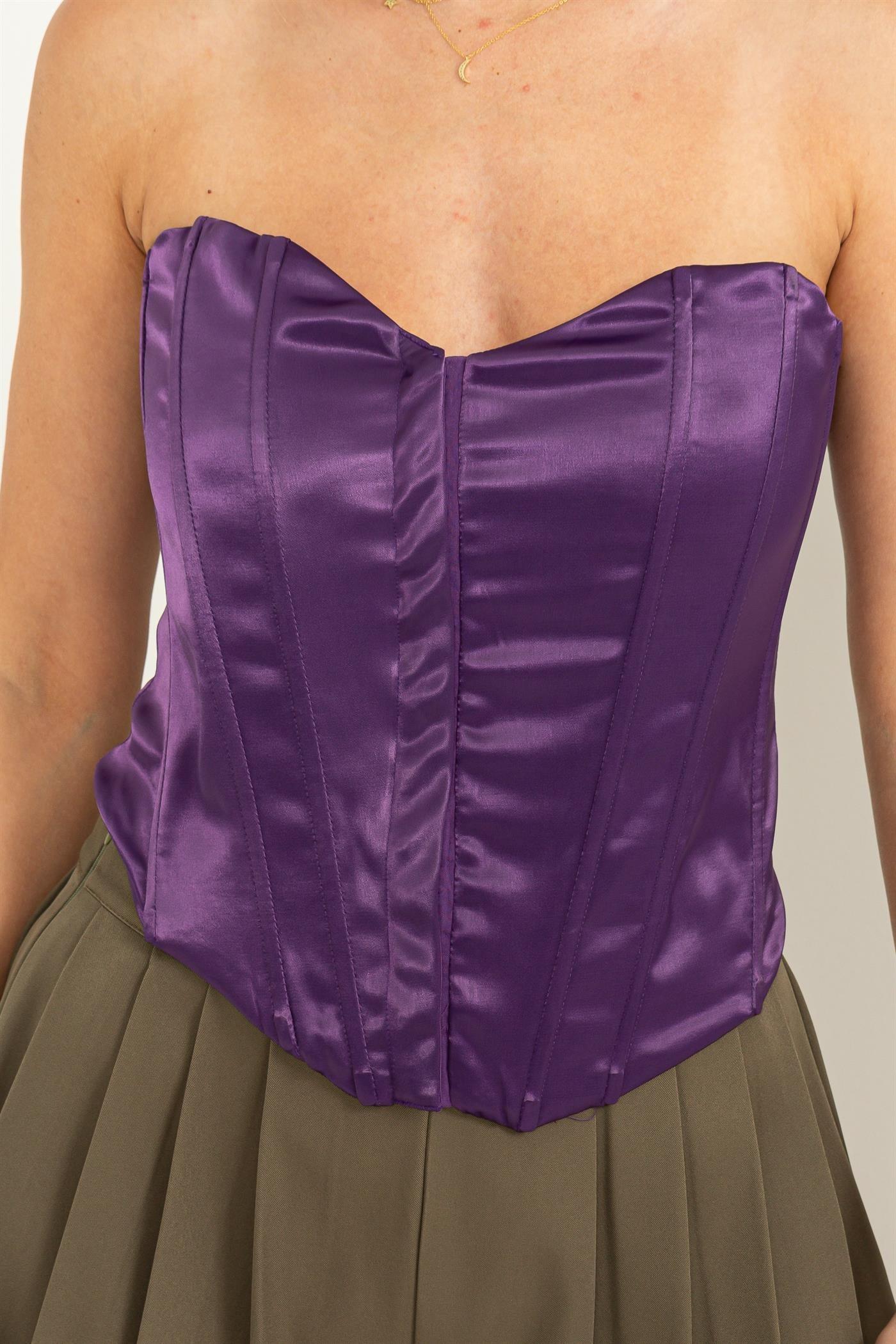 strapless corset bustier top - RK Collections Boutique