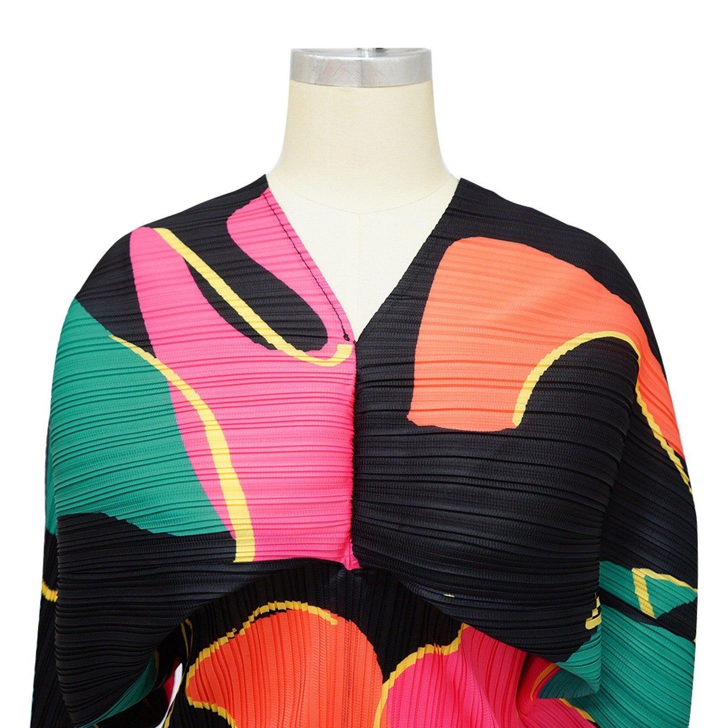 PLUS print dolman sleeve midi dress - RK Collections Boutique